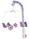 Botanical Purple Sanctuary Mobile by Bacati
