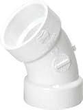 Mueller Industries gidds-92505 6 " DWV PVC 1 / 8曲げ