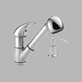 Peerless p18550lf-sd-wキッチンpull-out蛇口、クロム