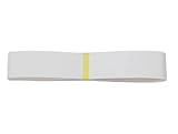 熱収縮チューブ 20mm 内径φ20mm （平置き幅34mm）印字無しで綺麗☆ 収縮比率2:1 (20mm→10mm) シュリンクチューブ 絶縁チューブ 防水 高難燃性 収縮チューブ (1M, ホワイト（白）)