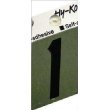 hy-ko gr-10 / 1 1.5 "ブラックアルミ角度カット数1