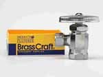 Brasscraft g2r17 C1角度バルブ、クローム1 / 2 " x 3 / 8 "