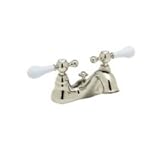 Rohl ac95 X -stn-2 Cisal 4インチセンターセットBasinミキサー、サテンニッケル
