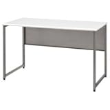 ナカバヤシ マイデスク　間口パネル（スチール）タイプ　幅１２００×奥行６００ｍｍ　ホワイト