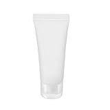 洗顔料ホース空ボトル 洗顔料スクイズチューブ詰め替えボトル 化粧品ホースボトル シャンプーケア シャワージェル容器 ポータブル化粧品詰め替えトラベルボトル (100ml)