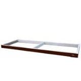 イー・ユニット スライド本棚専用 オプション (120cm, 木目調ダークブラウン)