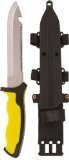 SE KHK2287 12-Inch Dive Knife w/ Hard Sheath-Yellow [並行輸入品]