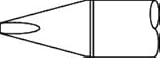 Metcal UFTC-7CH06 Ultrafine Hand Soldering Tip Cartridge for Most Standard Applications, 775F Maximu