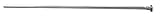 Westbrass D124-26 Flat Head Toilet Riser Supply Line, Polished Chrome [並行輸入品]