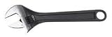Westward 1NYB2 Adjustable Wrench, 1 1/8 Jaw Cap, 8 In L by WestWard Tools