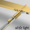 DNライティング アームセットAE2 ゴールド アーム長80mm [左右一組] AE280G ※受注生産品