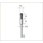 (株)ナカニシ 静電防止ナイロンブラシ (1Pk(袋)=5本入)
