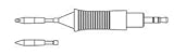 Weller Needle Tip - 1.654 in Tip Length - 1.5 mm Tip Width - Needle Tip Shape - 0.4 mm Thick - 00544