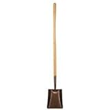午前Leonard Forged Steel SquareポイントShovel with Ashハンドル – 48インチ