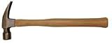 Westward 6DWH9 Rip-Claw Hammer, Hickory, Smooth, 20 Oz by WestWard Tools