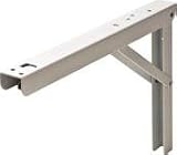 KnapeVogt、206、頑丈、折りたたみLブラケット、スチール、ホワイト、16 "