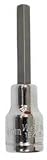 Westward 1EZN8 Hex Bit Socket, 1/2 In Dr, 8mm, 3 1/2 In L by WestWard Tools