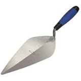 Bon 72-259 11-Inch by 4-3/4-Inch Pro Carbon Steel Narrow London Masonry Trowel, Comfort Grip Handle 