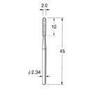 リューター 軸付電着ダイヤモンド砥石 ダイヤモンド砥石 D1220