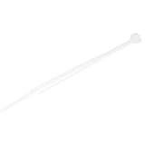 StarTech.com 結束バンド／ナイロンケーブルタイ／100本入りパック／ホワイト／長さ10cm／幅2mm／ケーブル束の直径22mm／引張強度8kg／UL94V-2規格認定品 CBMZT4N