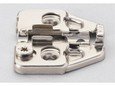 スガツネ工業 ワンタッチスライド丁番 座金 インセット用 150-P3W-32+2