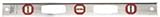 l.s. Starrett 36048 st3 – 48 48 " sta-true level- 3バイアルズ