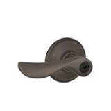 Schlage F80-613 LH Oil Rubbed Bronze Storeroom Entry Left Handed Champagne Style Lever by Schalge