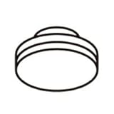 ODELIC LED電球(LEDランプ) フラット形 拡散タイプ 高演色タイプ 60Wクラス 昼白色(5000K) φ75mm GX53-1口金 No.295GN(LDF5N-H-GX53/75/R90/K)