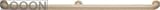 水栓材料　カクダイ　ソフトにぎりバーＩ型//34×900 【2434W-H】