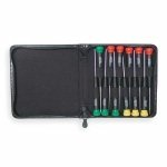 Westward 4YP43 Screwdriver Set, SS, Swivel, 12 Pc by WestWard Tools