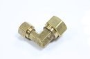 Generic Brass 5/8" OD x 3/8" OD 90 Degree Compression Reducing Union Elbow Fitting(Pack of 5 ) [並行輸入
