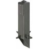 ARLINGTON INDUSTRIES GIDDS-628006 628006 19-12/" Black Outdoor Support Post For Light Fixture And Gf