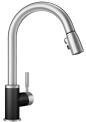 Blanco 442055 Sonoma 1.5 Bar Sink Faucet, Anthracite/Stainless Dual Finish [並行輸入品]