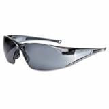 Bolle Safety 286-40071 Rush Series Safety Glasses, Smoke Polycarbonate Anti-Scratch Anti-Fog Lenses 