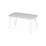 不二貿易 ドット柄ローテーブル WH FBC93217 【まとめ 3セット】