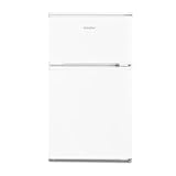 COMFEE' 冷蔵庫 小型 2ドア 90L 幅47cm 冷凍 右開き 耐熱天板 一人暮らし向け