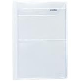 (4546-9007）透明ビニールカバー [ソフト] 新保険証サイズ 本用ビニールカバー 1枚入り ソフトカバー 本カバー ファイルカバー クリアカバー ブック＆カードホルダー