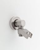 Jaclo 6486-ULB Wall-Mounted 1/2' Male x 1/2' Female Hand Shower Supply Elbow with Holder, Unlacquere