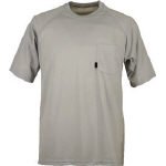 カジメイク COOL COMFORT 半袖Tシャツ シルバーグレー M 670269M