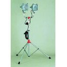 ハタヤ　防雨型スタンド付ハロゲンライト　３００Ｗ　ｘ　２灯　１００Ｖ電線５ｍ PHCX305