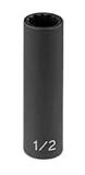 Grey Pneumatic 1116D 0.38 in. Drive X 0.5 in. Deep - 12 Point