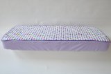 Botanical Purple Quilted Crib Sheet by Bacati