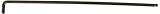 Bondhus 16754 Tagged and Barcoded Long Arm Stubby Ball End Tip Hex Key L-Wrench with BriteGuard Fini