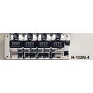 古里精機製作所 4連式　台付数取器 H-102M-4
