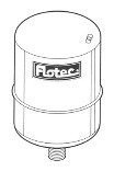 Flotec In-Line Pre-Charged Water System Tank - 2 Gallon Capacity, Equivalent to a 6-Gallon Capacity 