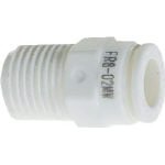 チヨダ ファイブ樹脂メイルコネクタ W(白)8ｍｍ・R1/4 FR802MW