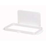 吉川国工業所 Mag-On ゴミ袋ホルダー 吸盤付き ホワイト レジ袋ハンガー ポリ袋ホルダー