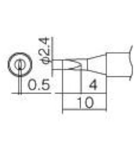 Amazon.co.jp: 白光(HAKKO) コテサキ/3.2DLガタ T12DL32 : DIY・工具