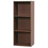 アイリスオーヤマ カラーボックス(CBボックス) A4・3段 幅415×高さ1015mm ブラウンオ