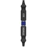 IRWIN Tools 1870985 Impact Performance Series Double-Ended Screwdriver Number-1 Square Power Bit, 2 